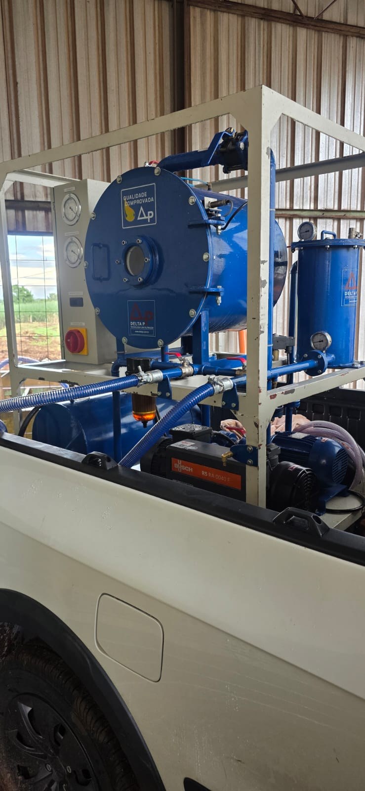 Equipamento de termovácuo
